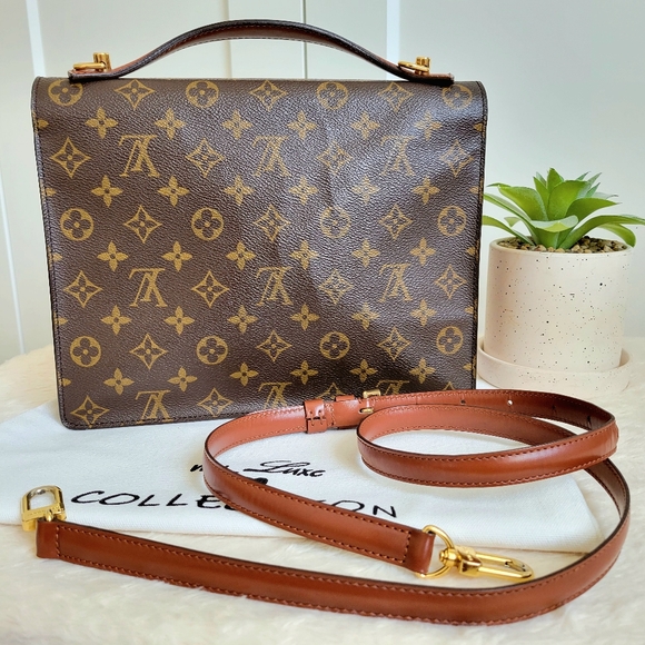 💕LOUIS VUITTON Monceau 28 Crossbody/Shoulder Bag - Picture 3 of 16